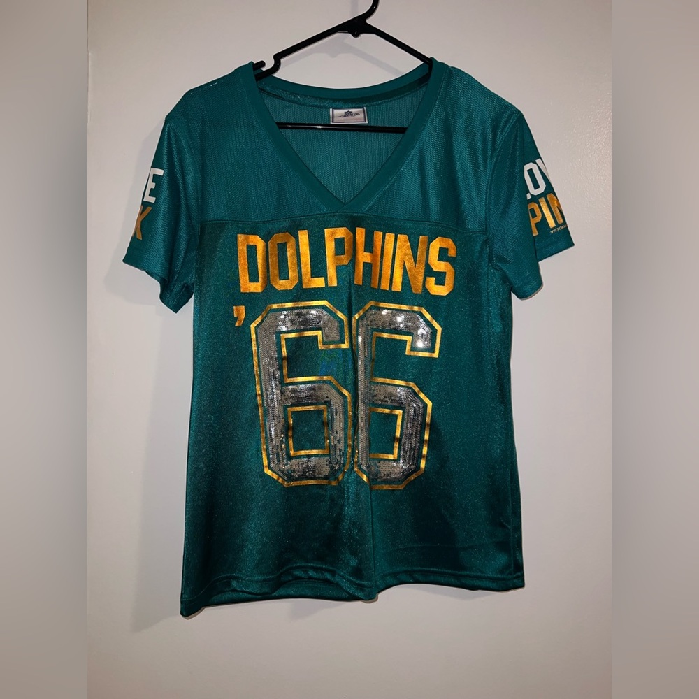 Ladies Miami Dolphins Jersey Blue